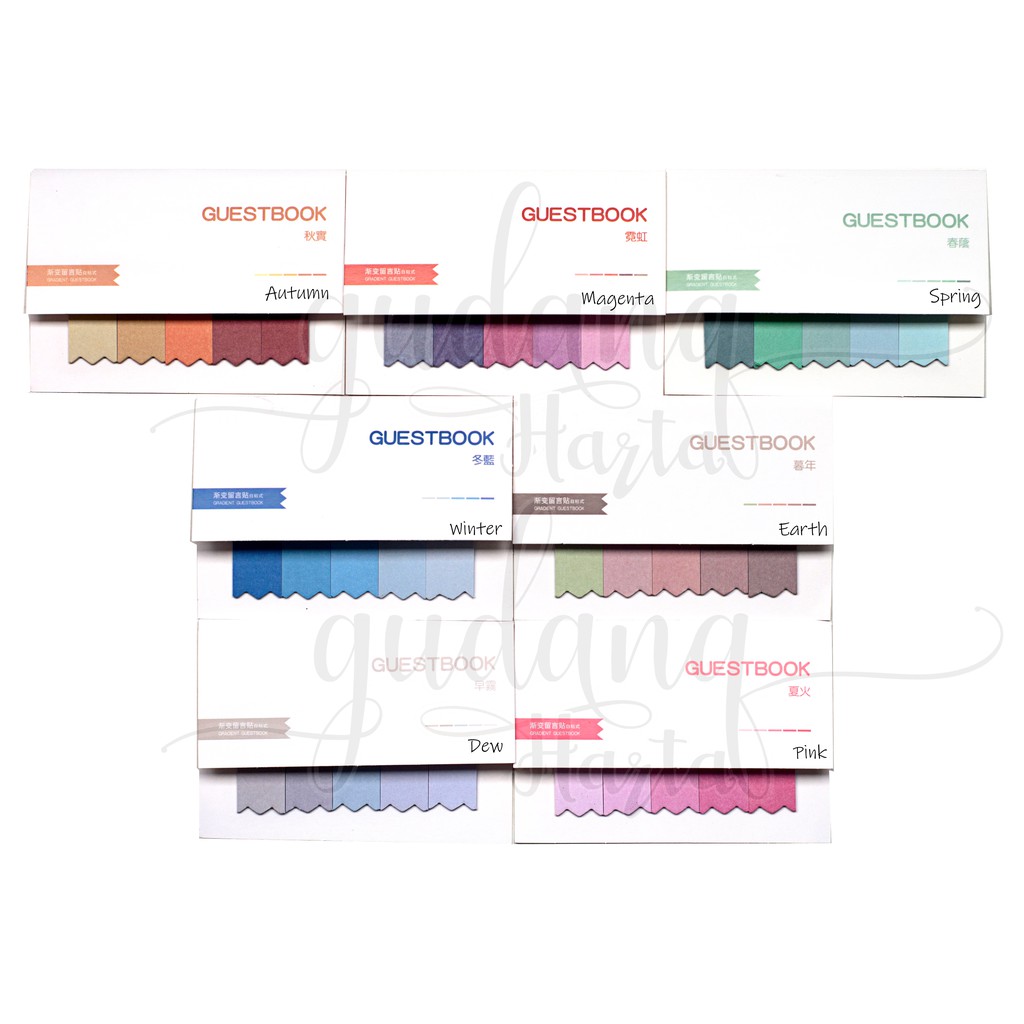 Sticky Notes Colorfull Basic Memo Notes Lucu Warna Warni DIY GH 301402