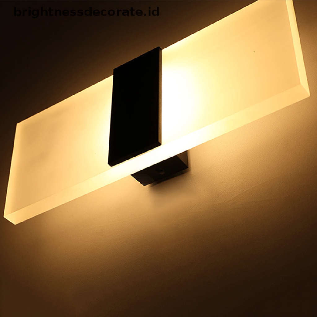 (Birth) Lampu Dinding Led 3w Model Minimalis Warna Warm White Untuk Dekorasi Rumah