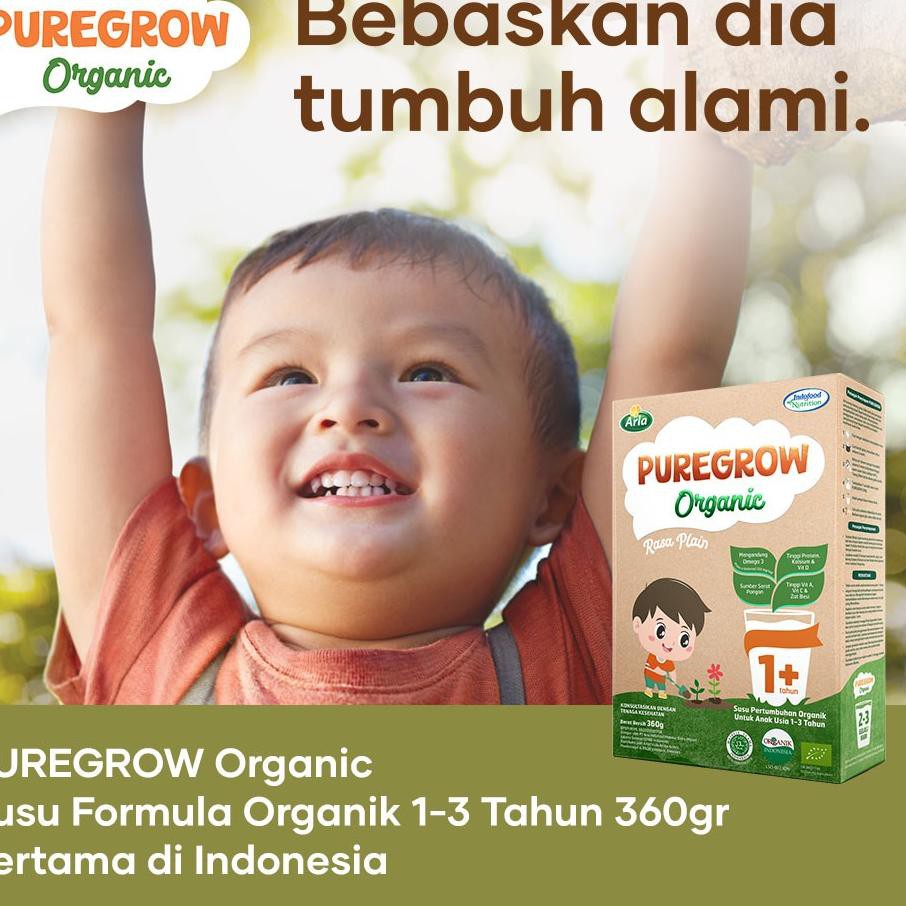 Produk Terbaru Puregrow Organic Susu Formula Organik 1 3 Tahun 5x30gr Trial Package Shopee Indonesia