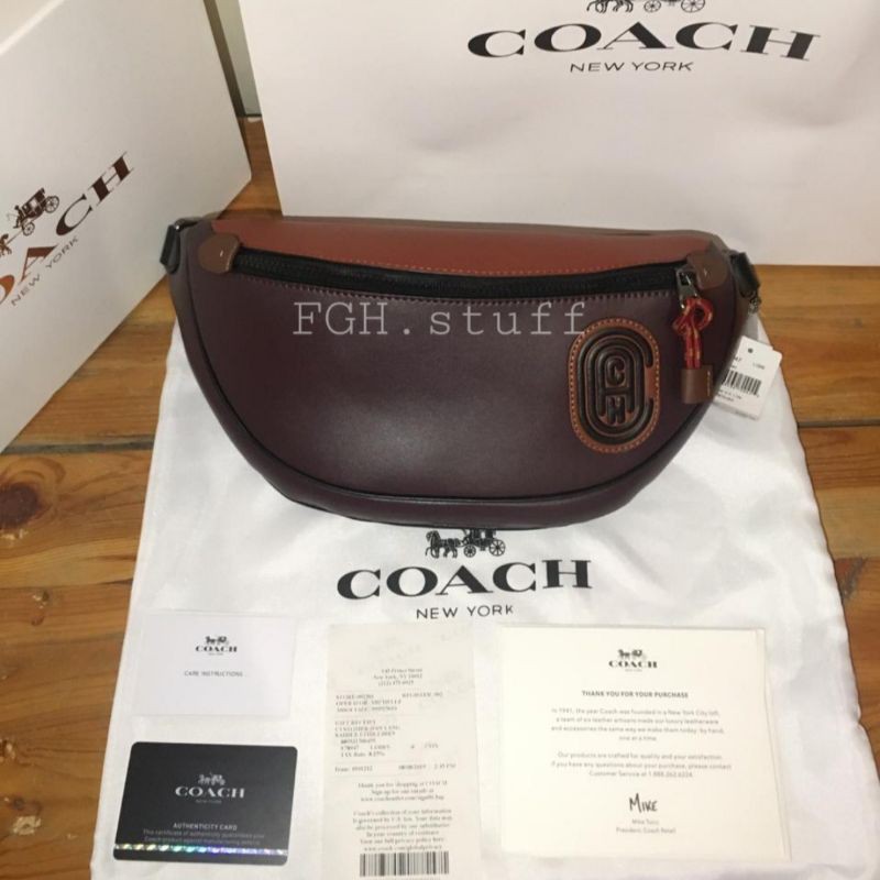 READY STOCK Coach Waistbag Academy Chestbag Tas Dada Tas Selempang Tas Bahu Pria Wanita Bisa COD
