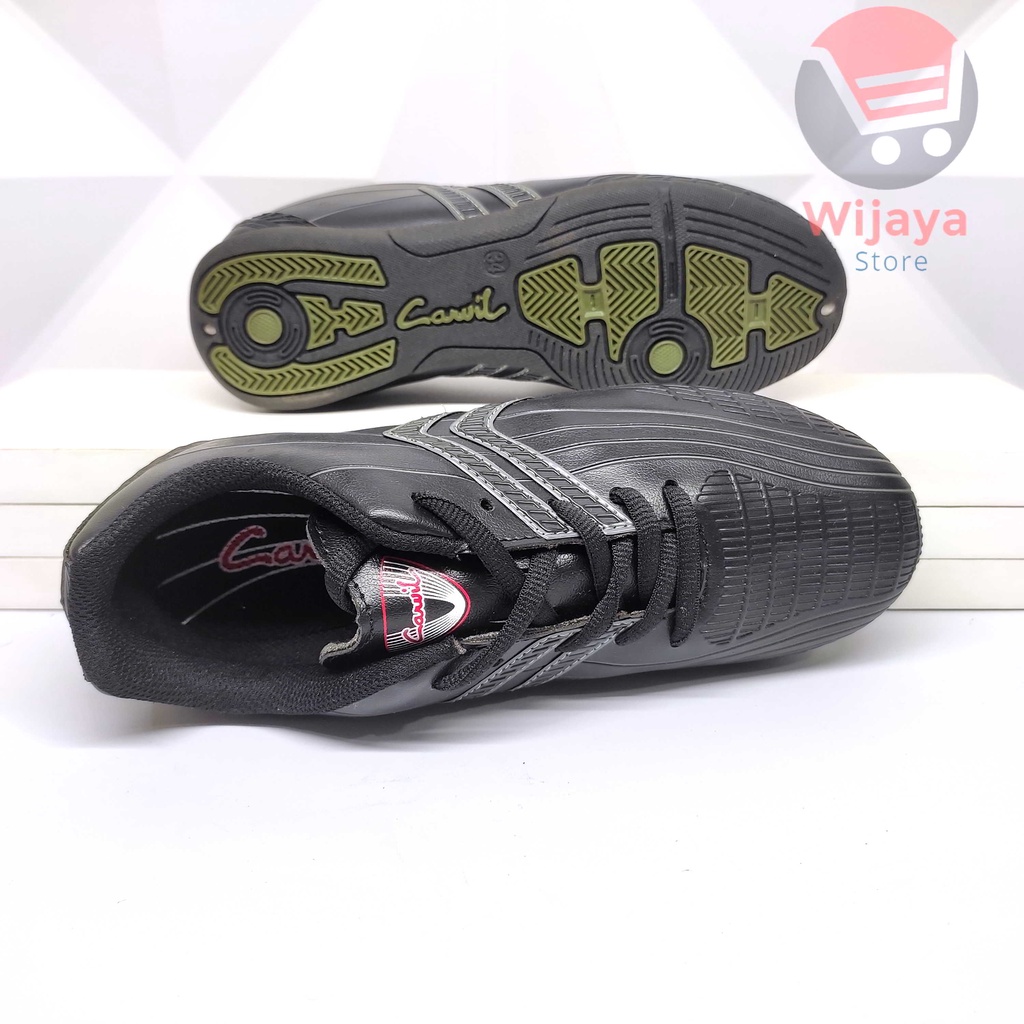 Sepatu Anak Carvil 33-37 Futsal Hitam Berkualitas Tinggi dari Brand Terpercaya SANTANDER ROCKET