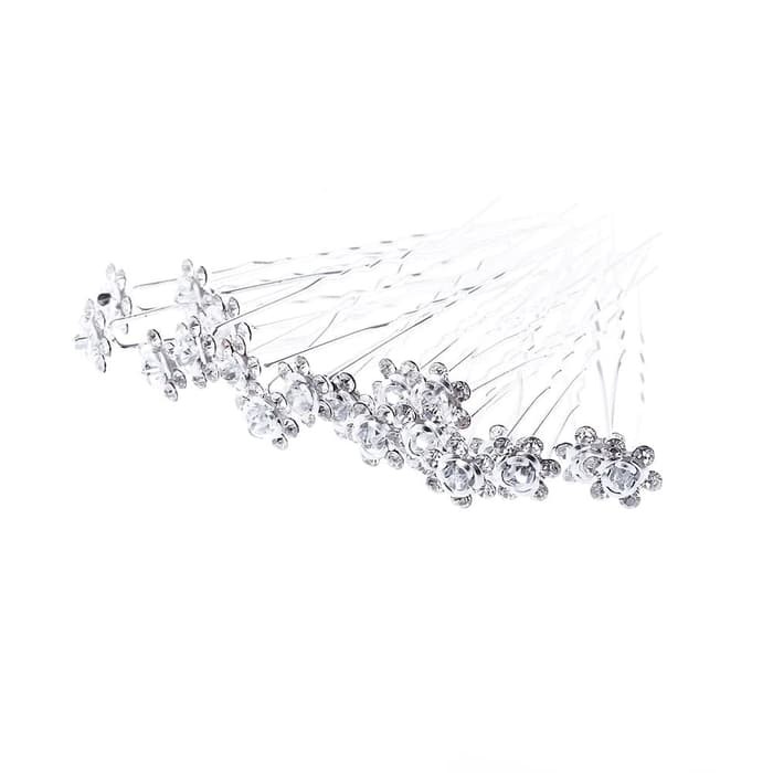 TUSUK KONDE ROSE HAIRSTICK HEADPIECE HIASAN RAMBUT SANGGUL - PERAK