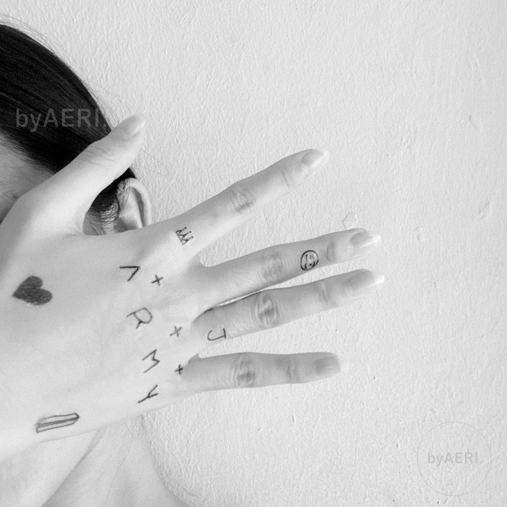 BTS JUNGKOOK TEMPORARY TATTOO (Tato Temporer Stiker Member ARMY NON-PERMANEN KPOP TATO)