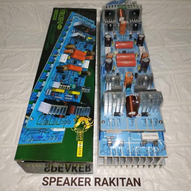 Kit Power Amplifier YIROSHI MK9 min TR 2200Watt + Heatsink .