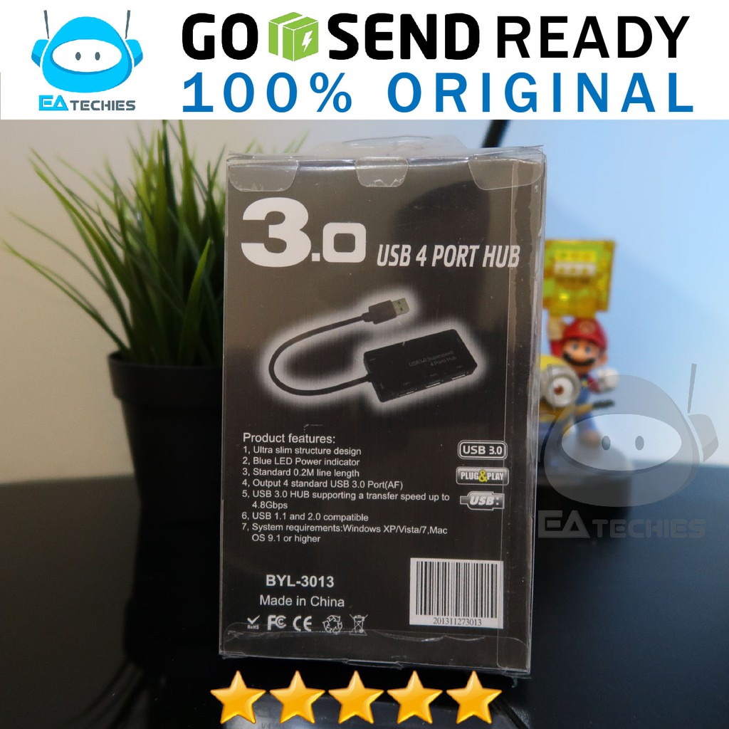 USB HUB 4 Port USB 3.0 Super speed for PC 100% Original High Quality