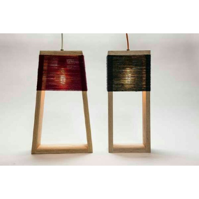 lampu hias gantung kayu minimalis