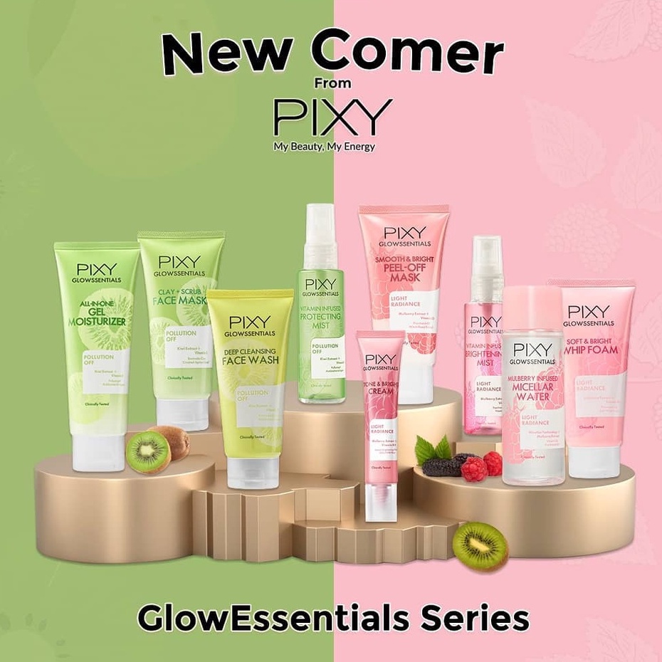 PIXY Glowssentials Pollution Off | Light Radiance Buy 2 Get 1 Free Face Mist