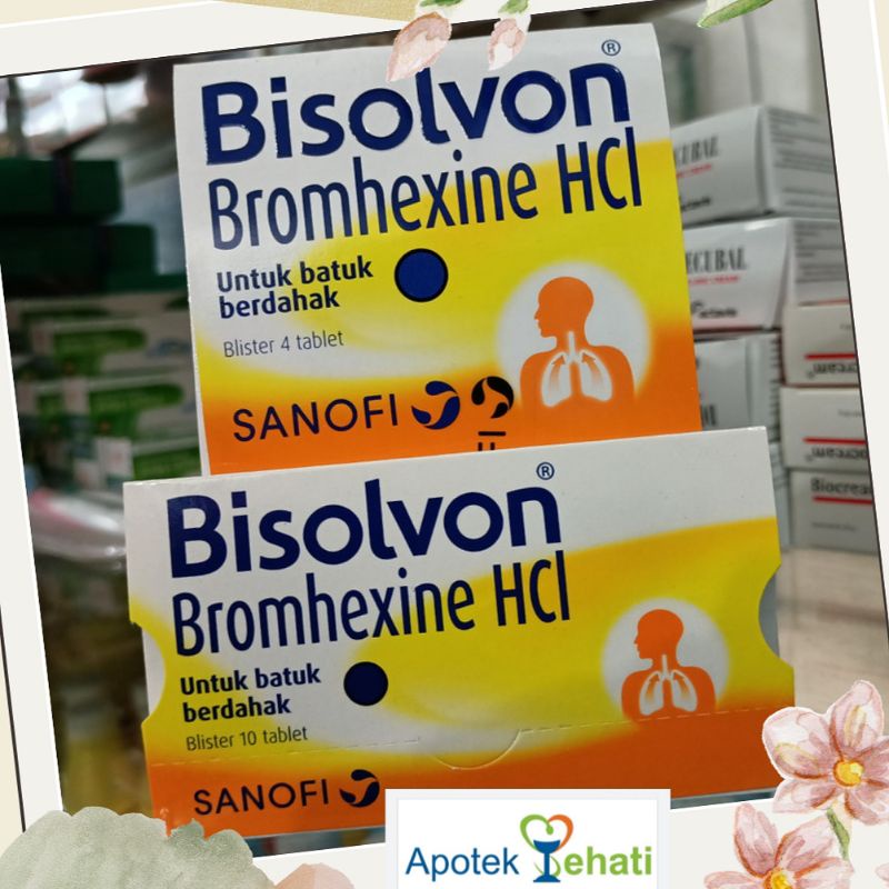 Jual BISOLVON TABLET Per STRIP UNTUK BATUK BERDAHAK | Shopee Indonesia