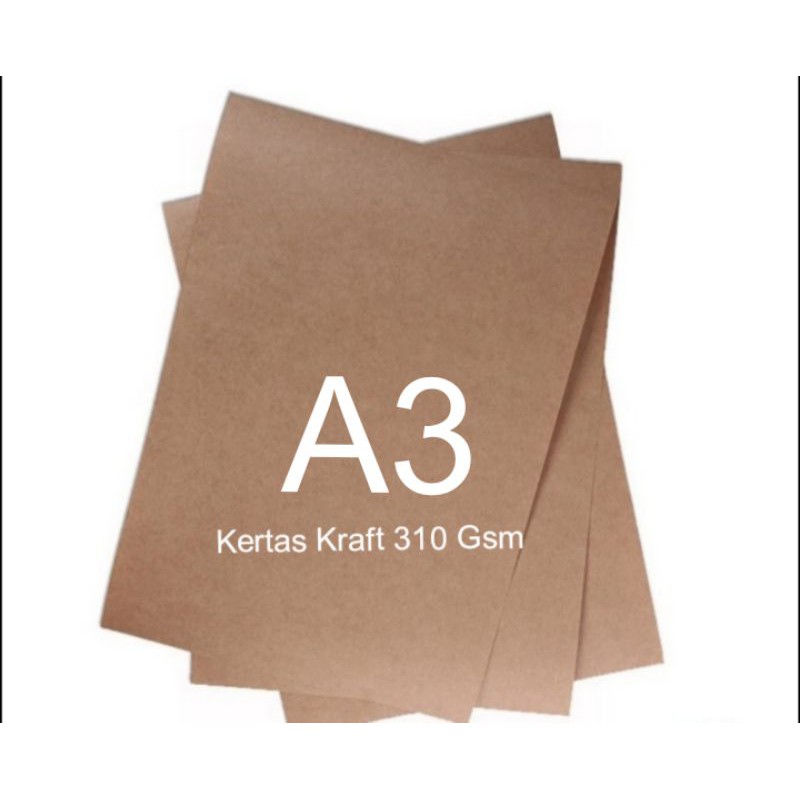 kertas A3 bkraft 300gsm