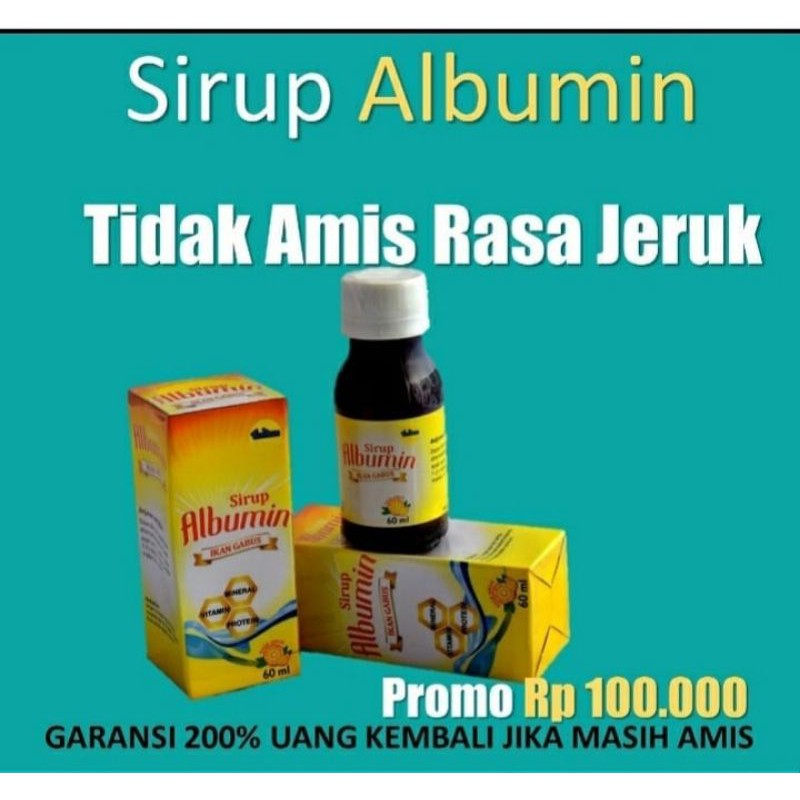 

Termurah sirup albumin ikan gabus luka cepat sembuh plus vitamin otak dan cegah kolestrol