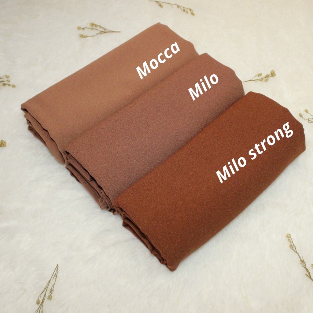 PART 3 : PASMINA DIAMON 175x75 PASHMINA DIAMOND GEORGETTE-MOCCA