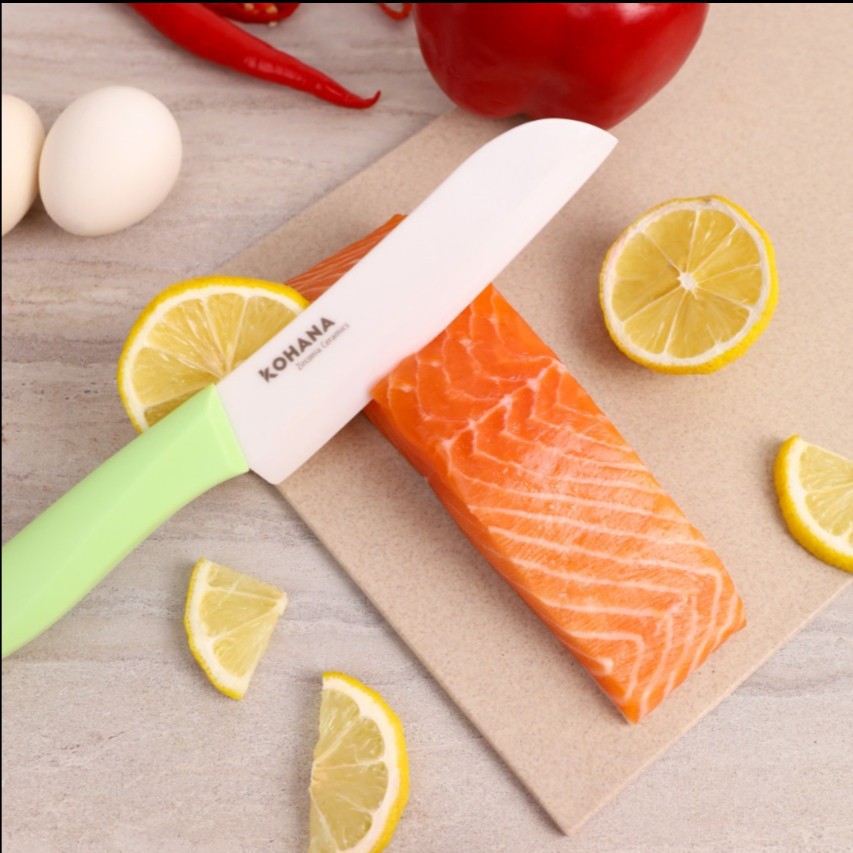 Kohana Ceramic Cook's Knife Pastel Green