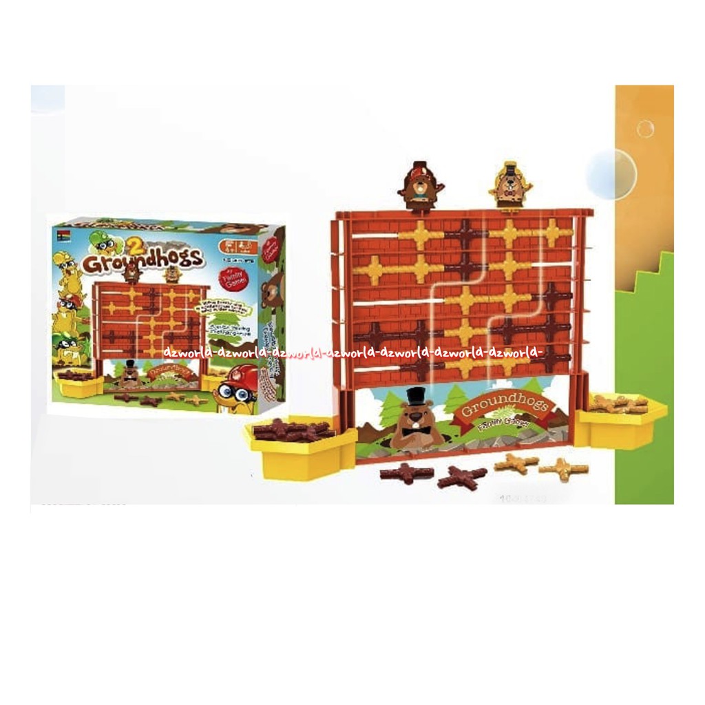Kiddy Fun Groundhogs 2 Family Game Mainan Zigzag