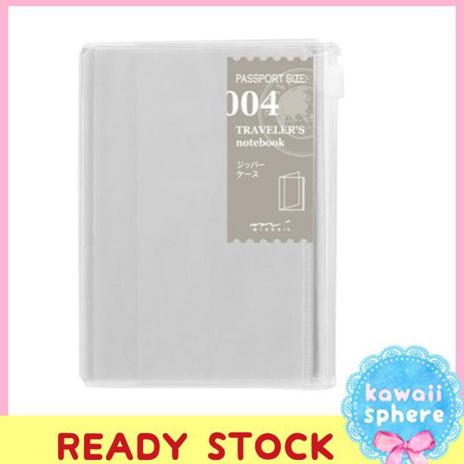 

[[BISA COD]] Midori Travelers Notebook Zipper Refill 004 | Passport Size