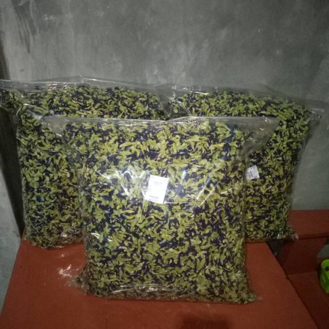 

promo termurah bunga telang kering berkwalitas grade A kemasan 1 kg
