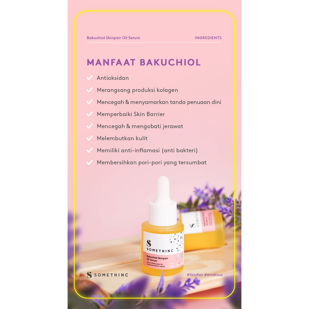 [ FREE GIFT ] SOMETHINC Bakuchiol Skinpair Oil Serum- 20ml (NEW)