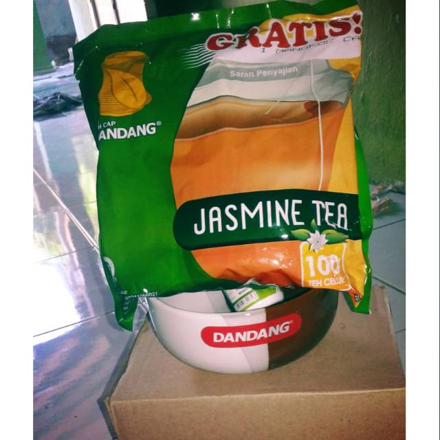 

Teh Dandang Jasmine Tea isi 100 bonus Mangkok