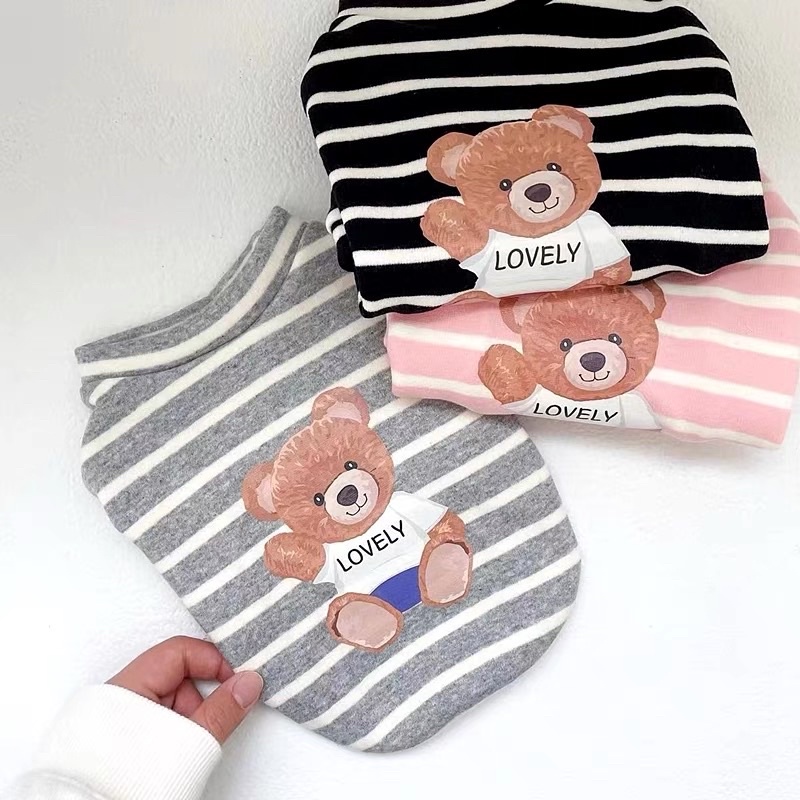 Lovely Bear T Shirt for Cat Dog Baju Anjing Kucing Lucu