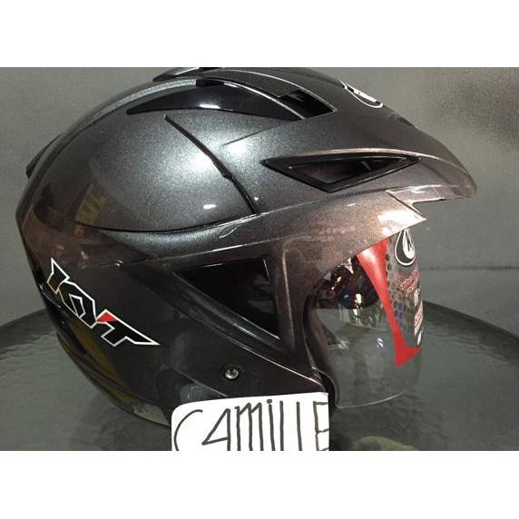 Helm KYT Scorpion King Double Visor Gun Metal