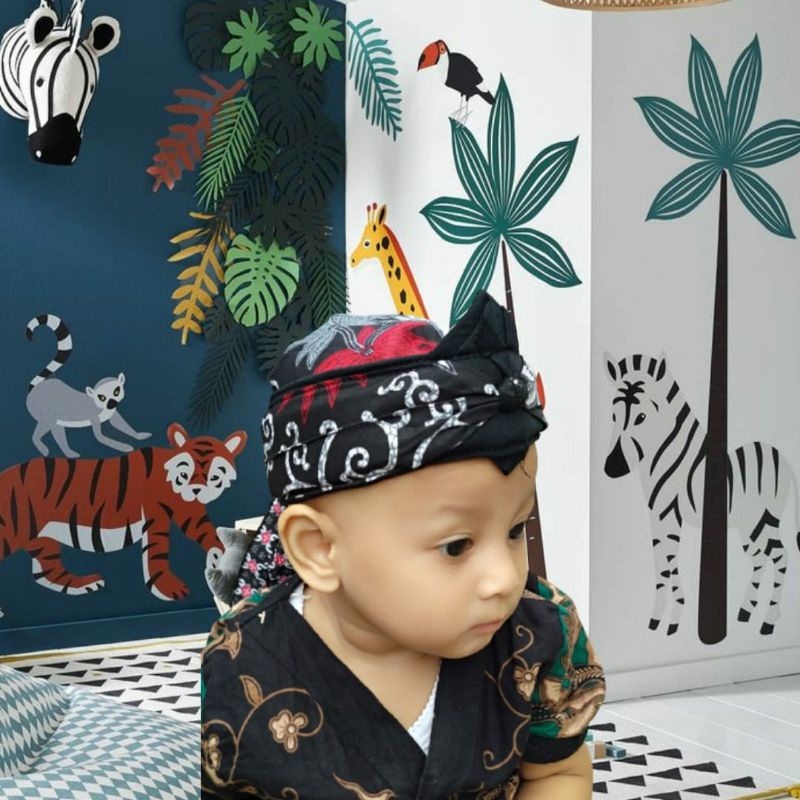 Blangkon anak bayi balita cowok lucu dan kekinian produksi sendiri pekalongan