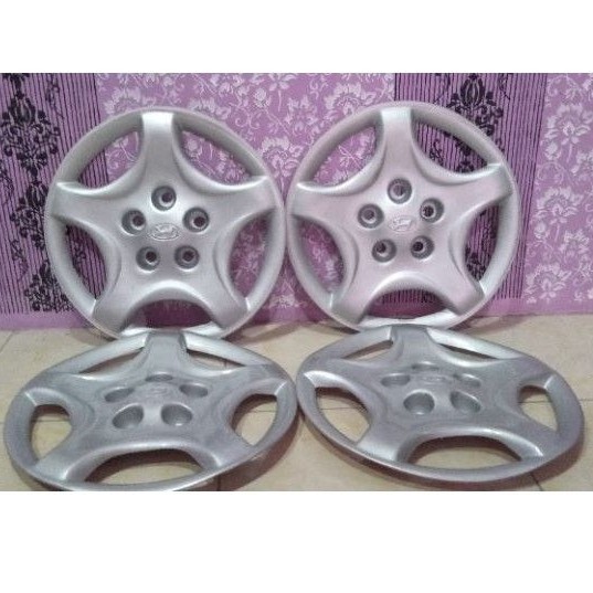 Wildop / Wheel Cover / Tutup Velg Ring 15 R15 KIA Fiber COD NEW