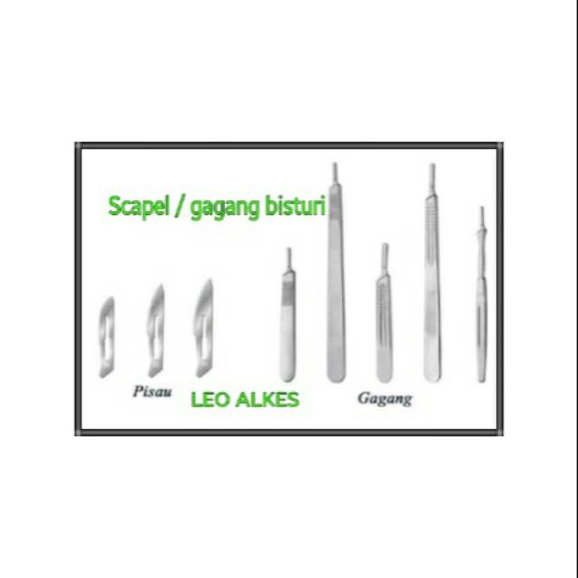 Scapel no 3 / gagang pisau / gagang bisturi