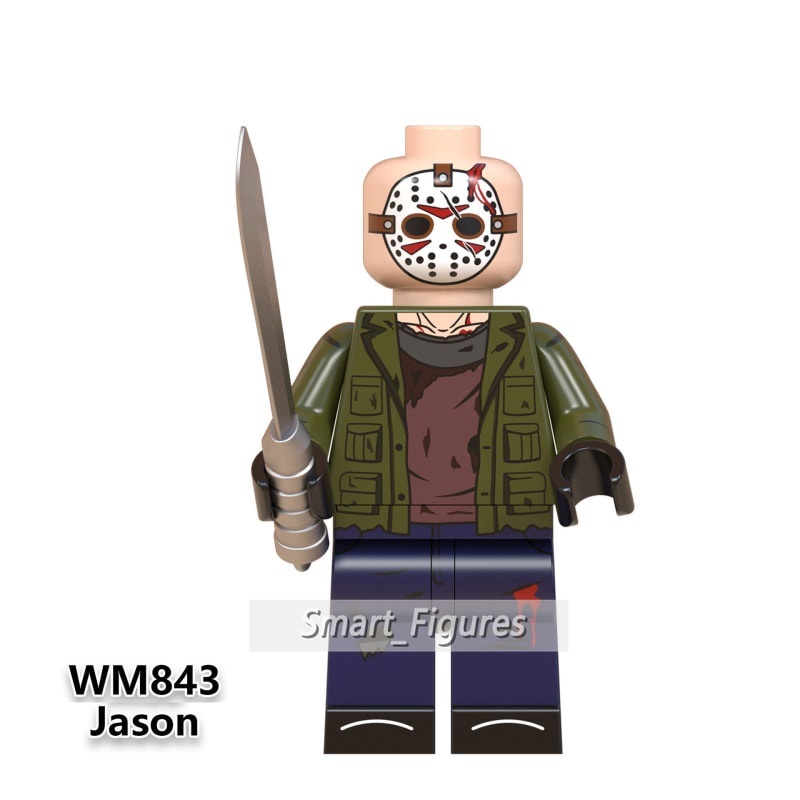 Wm6075 Mainan Figure Mini Model Jason Beetlejuice Freddy Untuk Halloween