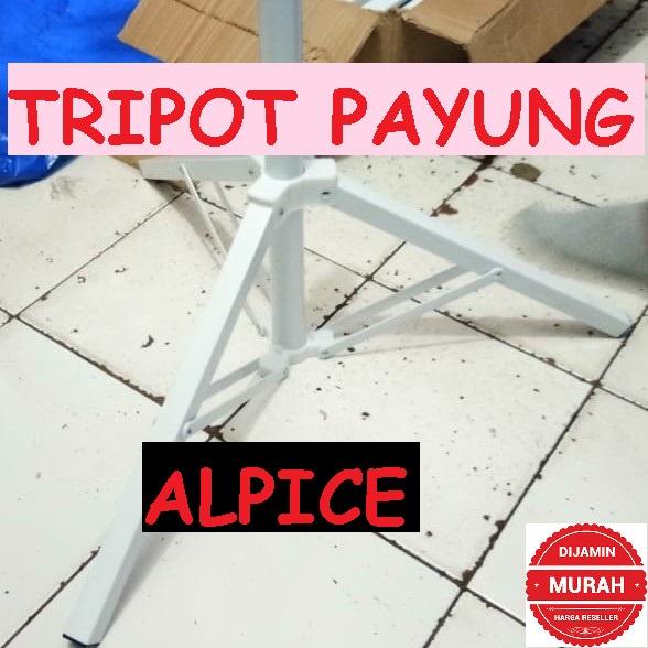 Tripot Lipat dudukan Payung Pantai Tripot Payung Tenda Murah Awet