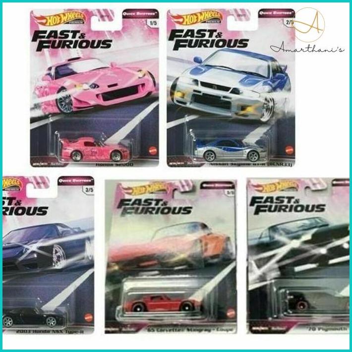Ac - Hotwheels 1:64 Premium Fast & Furious Quick Shifters 1 Box