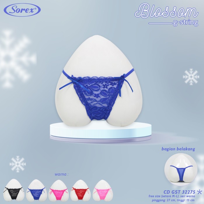 NEW Celana Dalam Wanita Tali Samping Blossom CD Sorex 32275 Murah