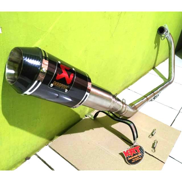 Knalpot racing Akrapovic gp7 Lorenzo Scorpio 225cc #scorpio