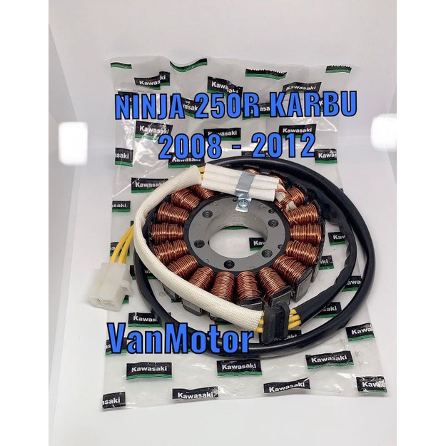 SPOOL SPUL SPOL SET STATOR COMP NINJA 250 R CARBU KARBU 2008-2012 KAWASAKI ORI TERMURAH