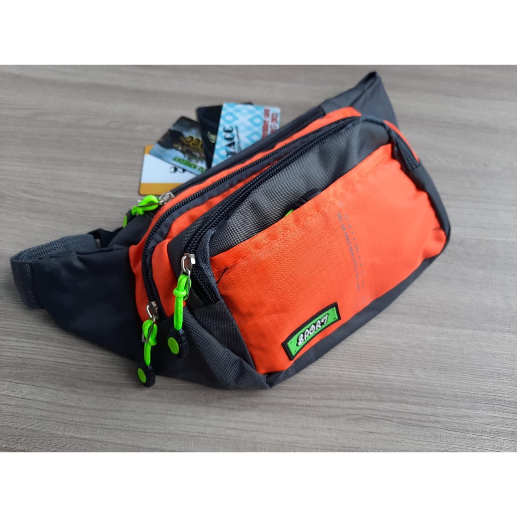 Waist Bag Pria / Tas pinggang pria dewasa/ Tas pinggang Cowok anti air