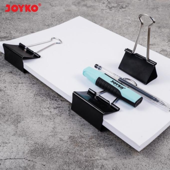 

Joyko Binder Clip 60mm 6pcs BIG / Klip Kertas Jepitan BESAR No.280