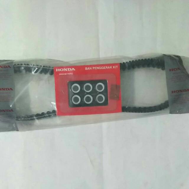 Paket Set Roller Vbelt Vanbelt Fanbelt Sabuk V Honda Vario 125   150 LED Original ORI kode k35