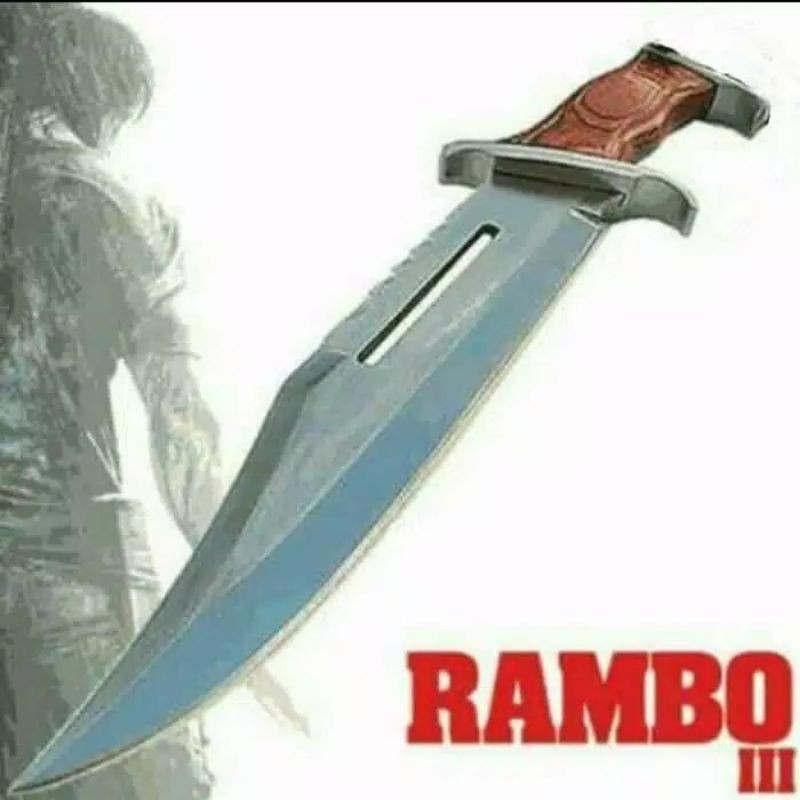 UNIK PISAU SURVIVAL RAMBO 3 JUMBO