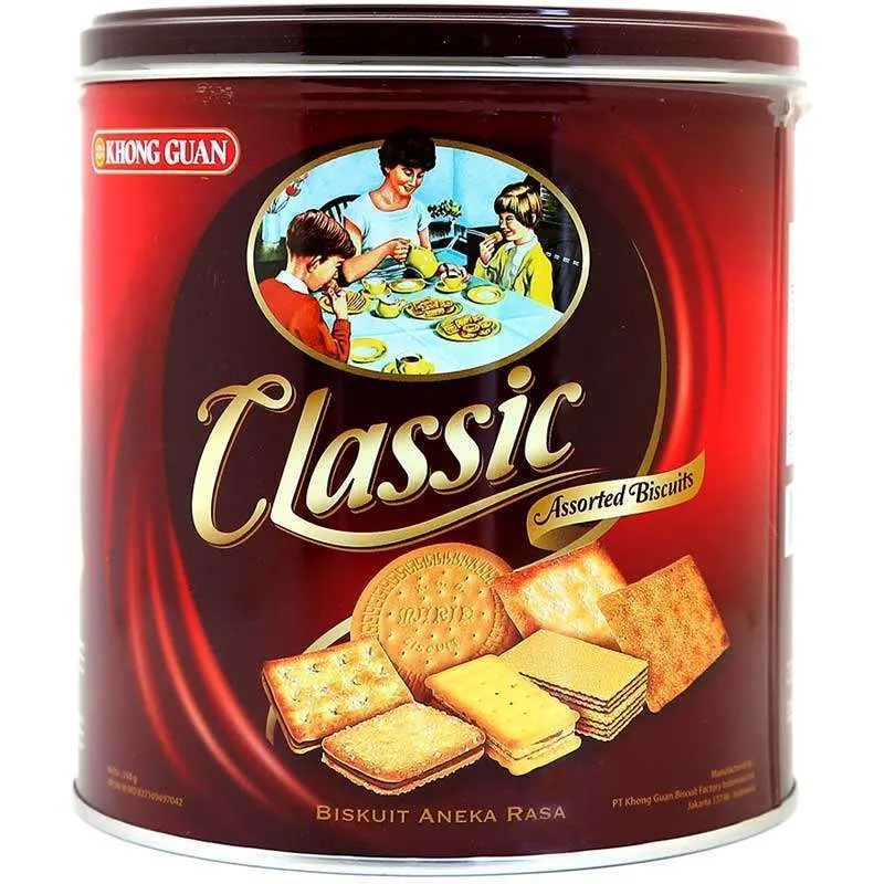 

Khong Guan Classic Assorted Biscuit Kaleng 350Gr