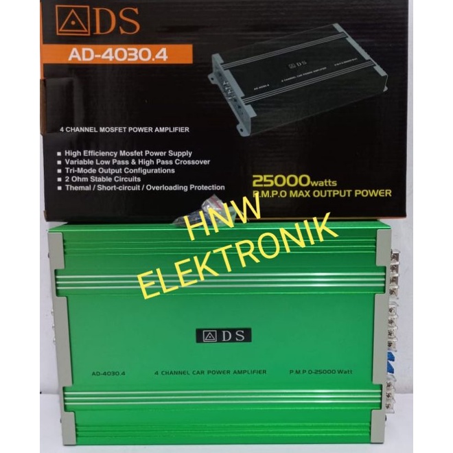 Power mobil audio mosfet amplifier 4 channel 4 chanel ADS AD 4030.4 4030 25000 watt