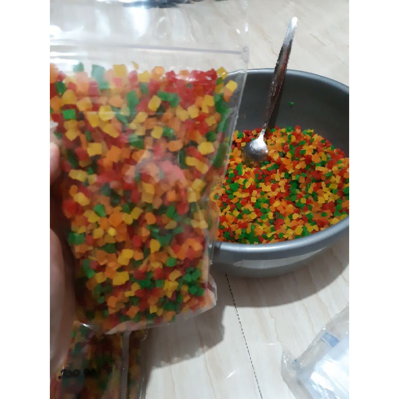 

sukade warna warni 250gr cap apple
