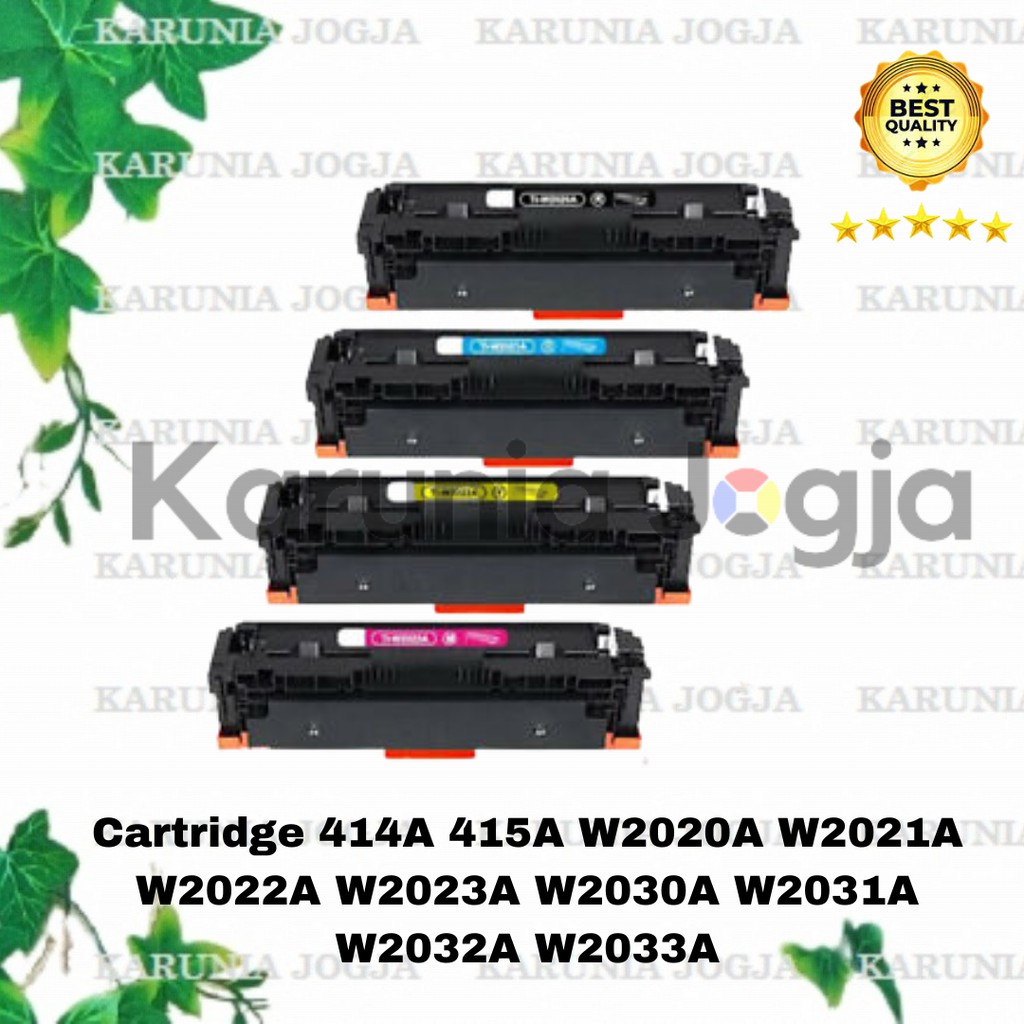 Toner Cartridge Compatible 415A W2030A W2031A W2032A W2033A Non Chip