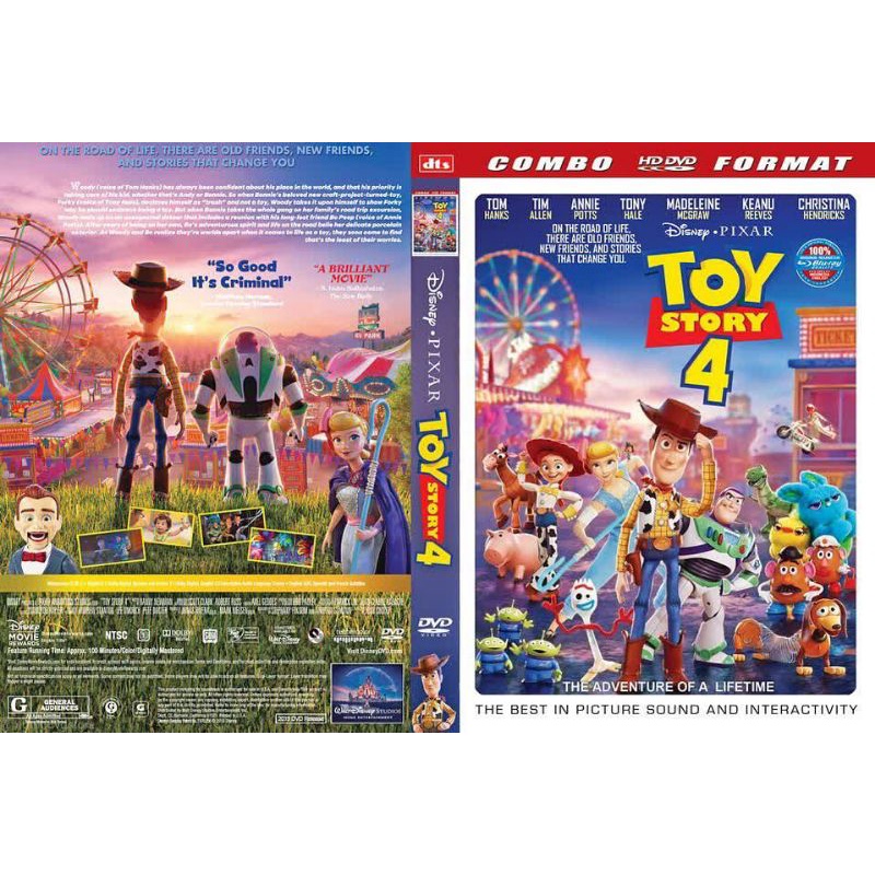 Dvd Toy Story 4 Tahun 2019 (1Disc)