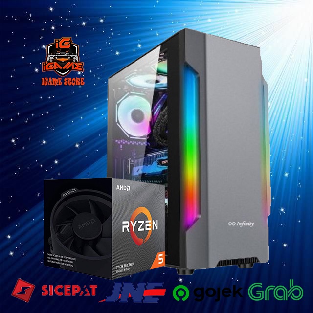 PC GAMING Ryzen 5 3600X | 16GB | GTX 1050Ti | Editing | Gaming NAMPOL GAN