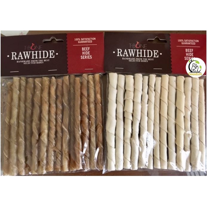 TBONE Rawhide Stick Twist 5&quot; - Snack Anjing