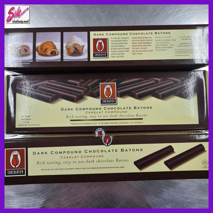 

SAKMACOKLAT- COKLAT TULIP STIK / CHOCOLATE STICK BATON / STICKS COMPOUND 1.5 KG -MAKANAN-MINUMAN.