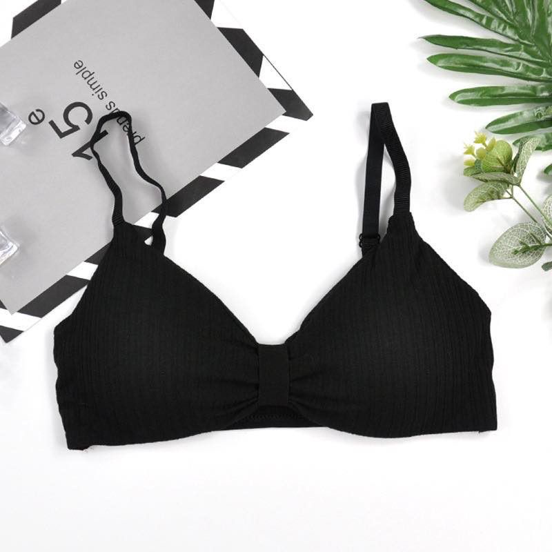 [ LINGERIE MASTER ] - (B-4) Sport bra BH BRA FASHION WANITA BAHAN HALUS BRA TANPA KAWAT LINGERIE MURAH SEXY IMPORT-B-4 hitam