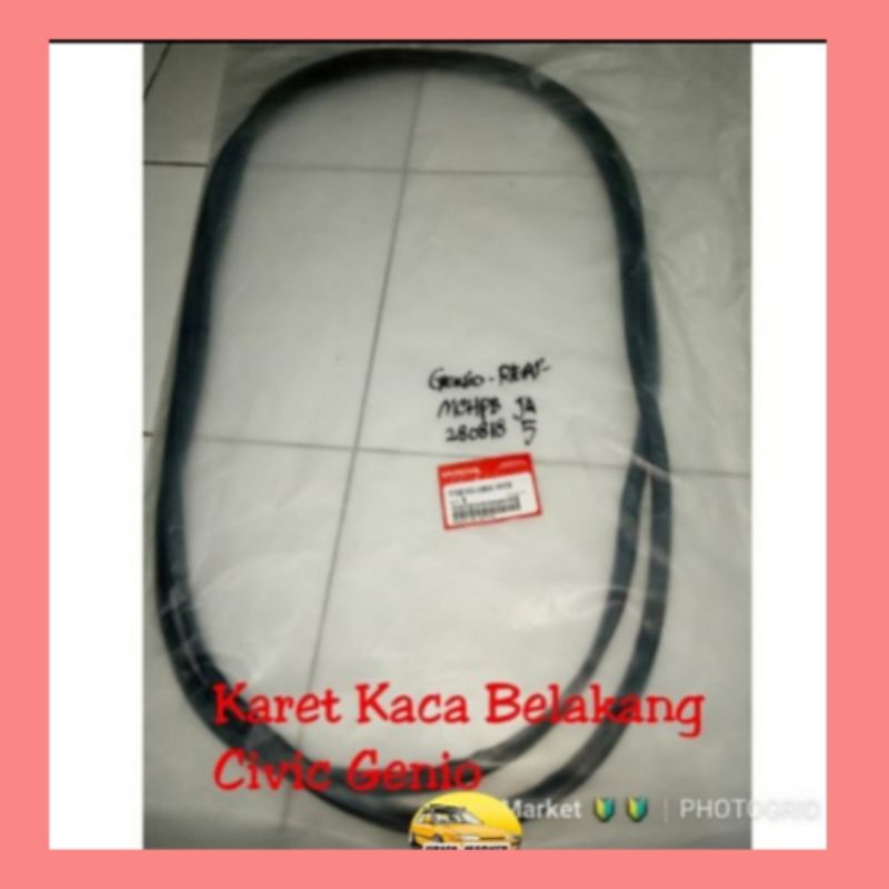 Karet/lis Kaca Belakang Honda  Civic Genio Sr4