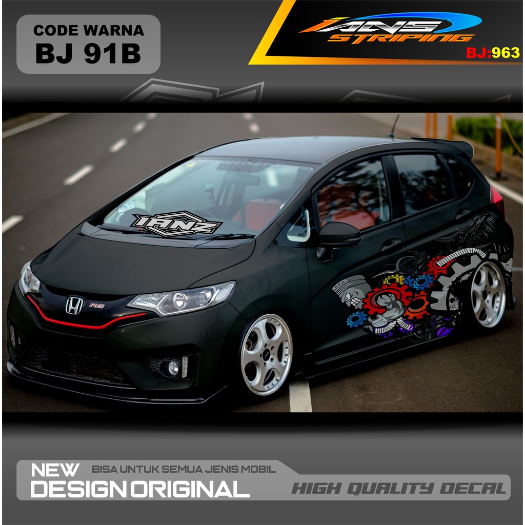 STICKER VARIASI MOBIL JAZZ / STIKER MOBIL BRIO / DECAL STIKER MOBIL SWIFT / STIKER MOBIL TOYOTA / DECAL STICKER MOBIL / STIKER YARIS AYLA