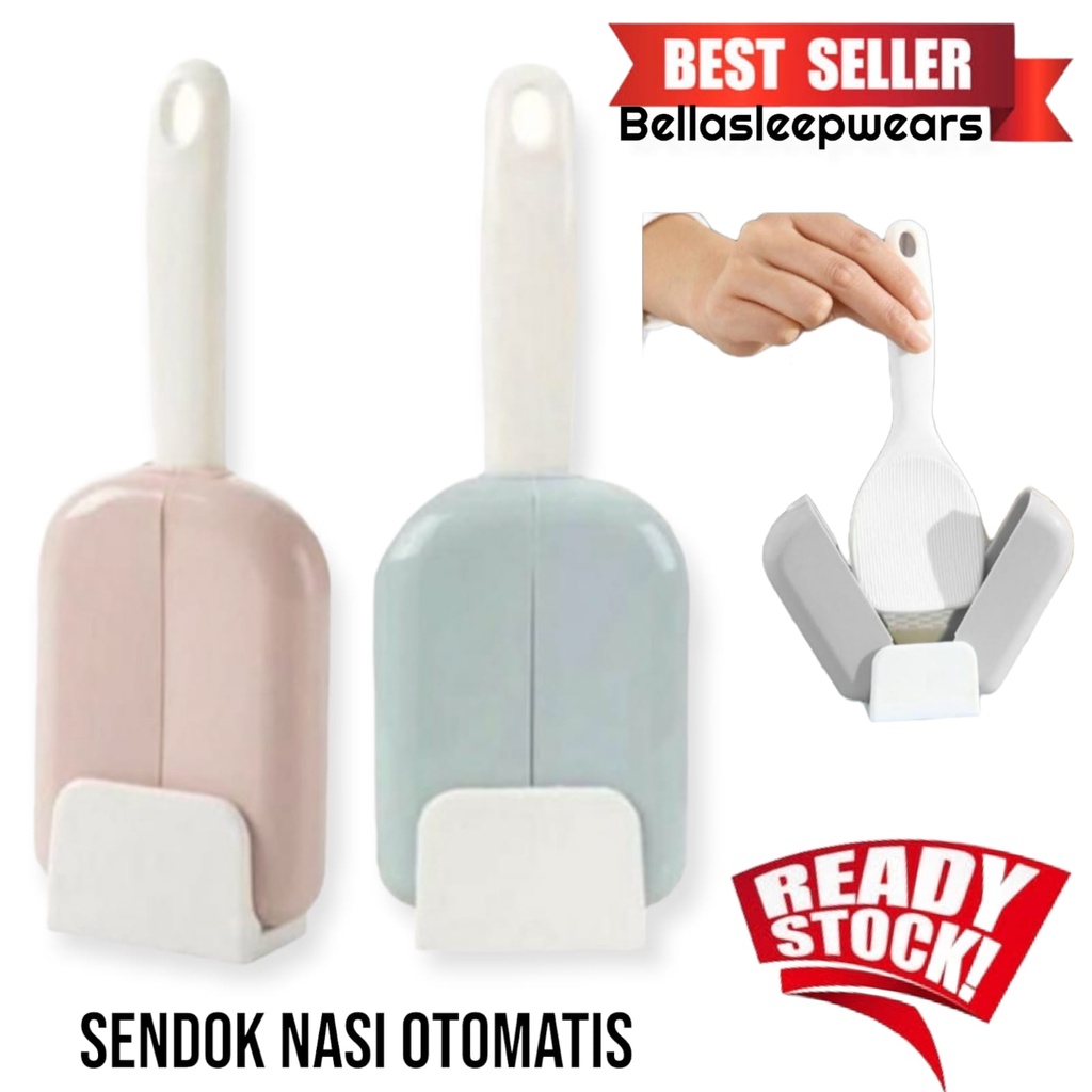 BELLA - SENDOK CENTONG NASI RICE COOKER OTOMATIS SET TEMPAT SENDOK