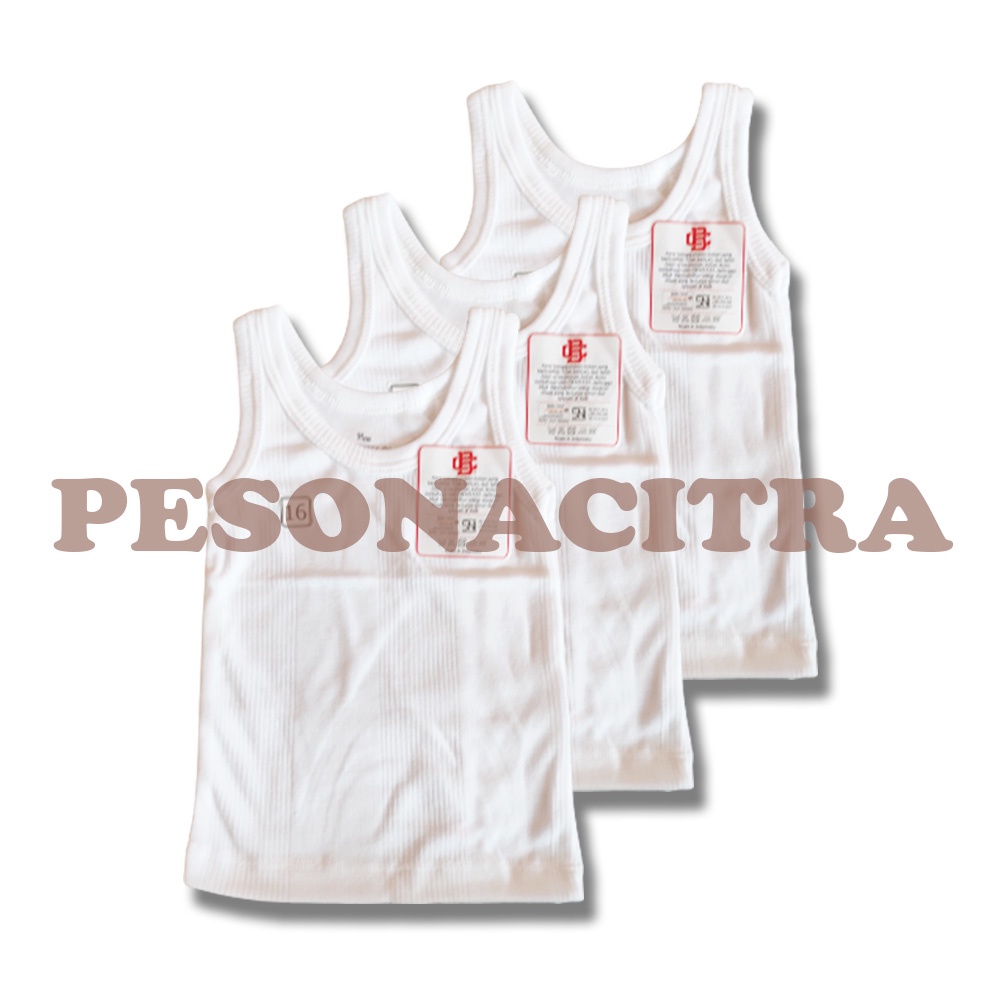 3pcs KAOS DALAM BOY LONDON | SINGLET ANAK PREMIUM | Singlet Kaos Dalam Baby London