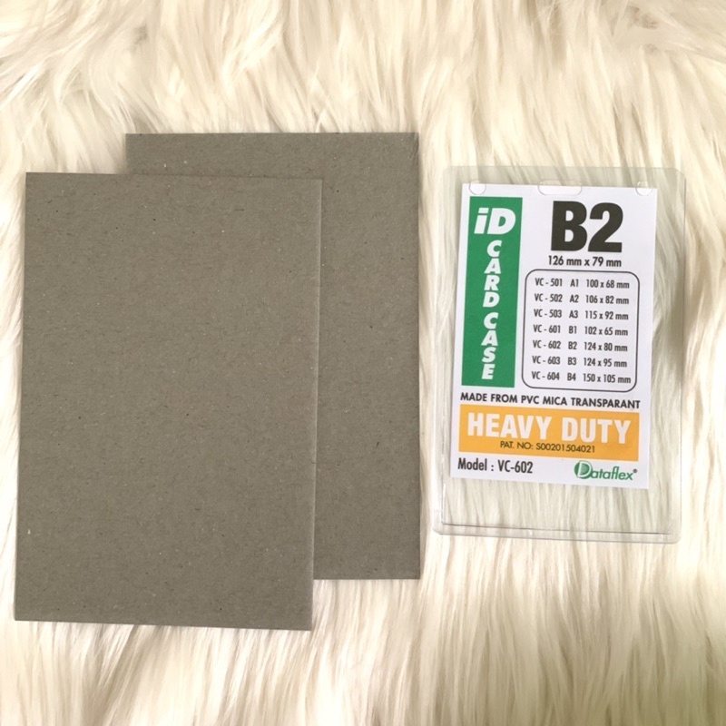 

GREY BOARD 15X10cm KARTON PACKING PHOTOCARD KPOP